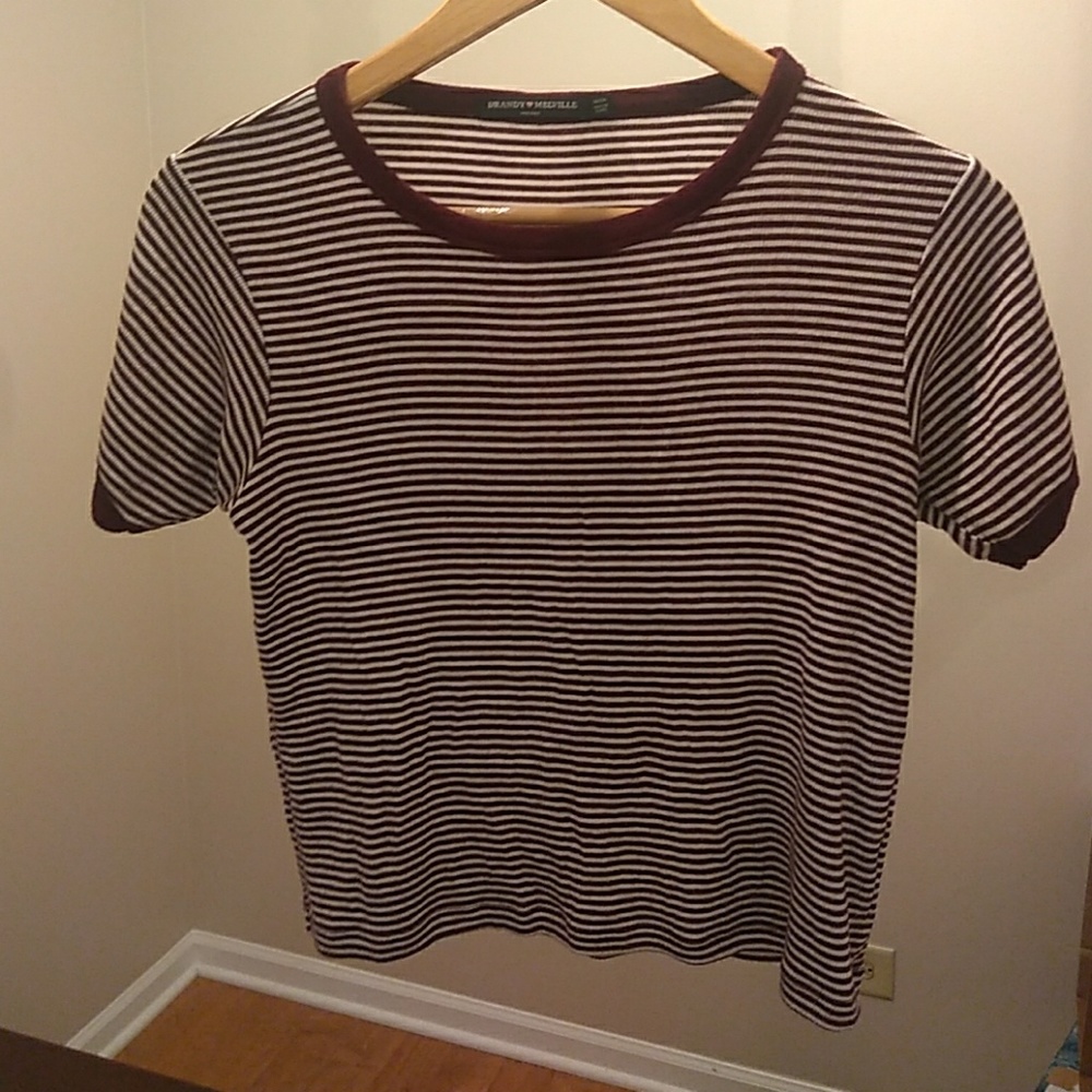 Stripped crop t-shirt